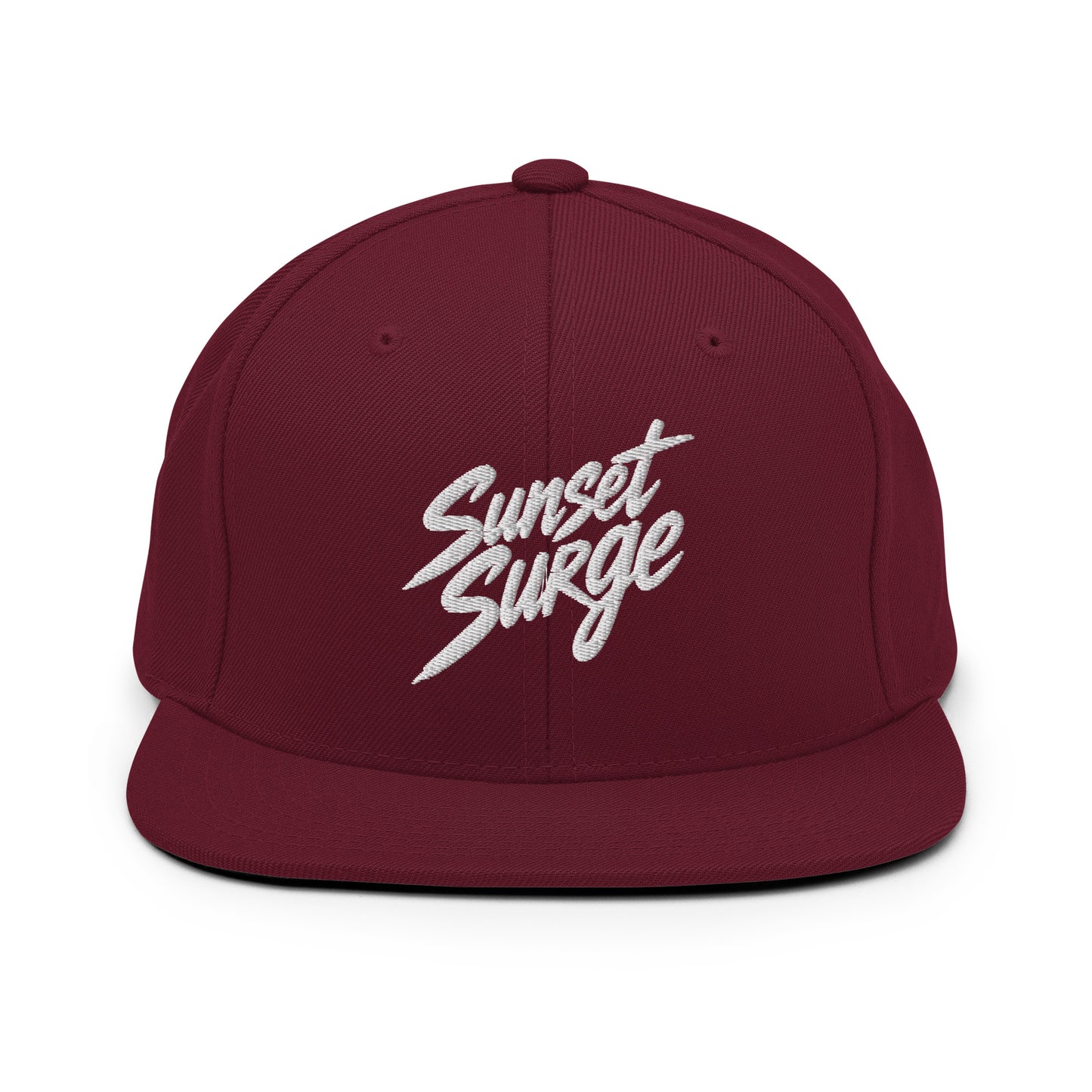 Snapback Hat | Sunset Surge All-Star Cheerleading | Neon Palm Cheer Logo