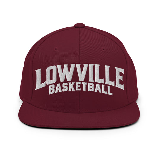 Snapback Hat | Lowville Girls Basketball | Crest Logo