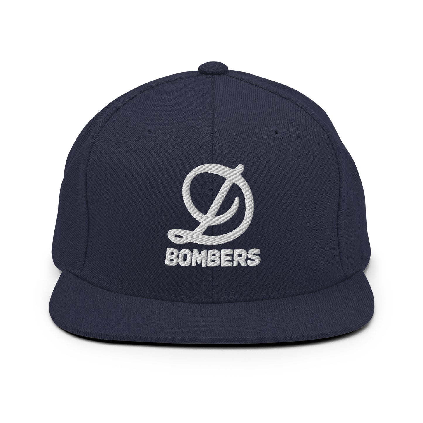 Snapback Hat | Diamond Bombers | Bomber Varsity - White Logo