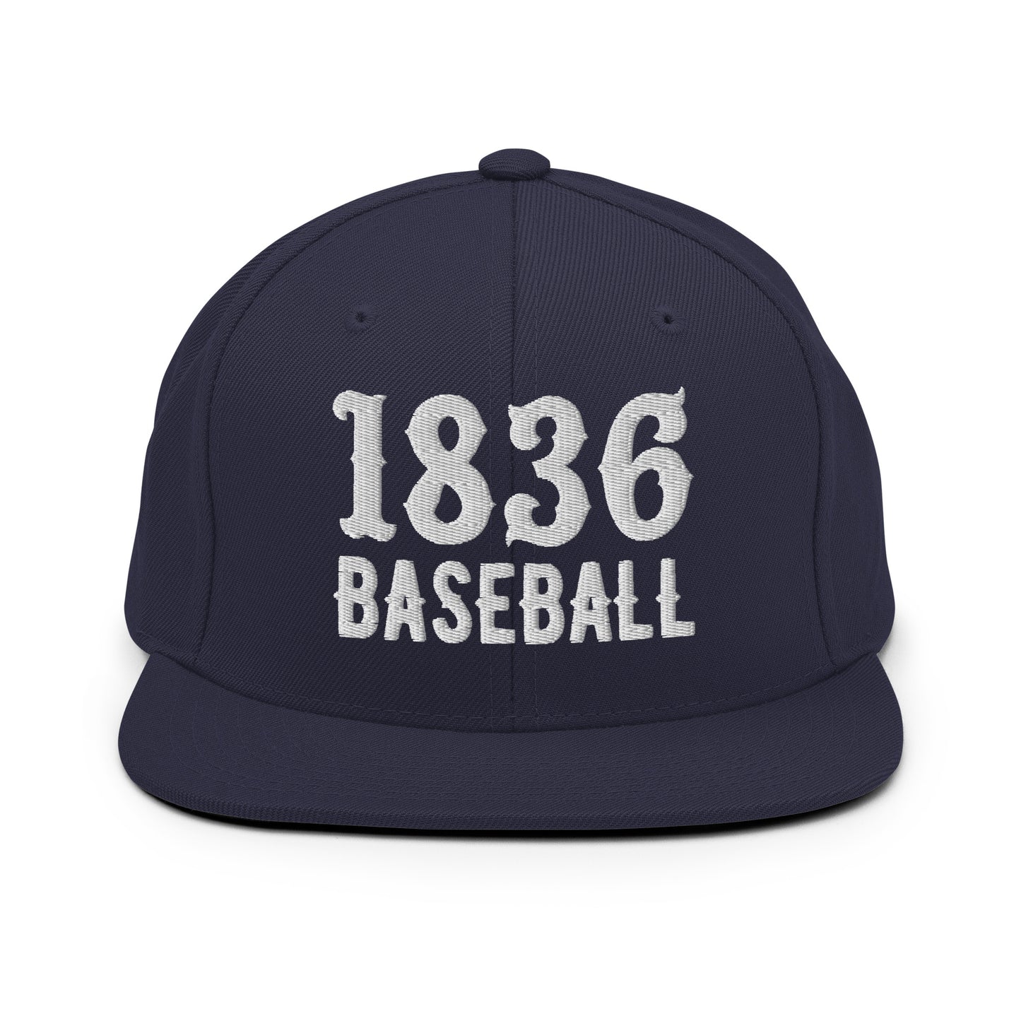 Snapback Hat | 1836 Volunteers Baseball | Modern Script Logo