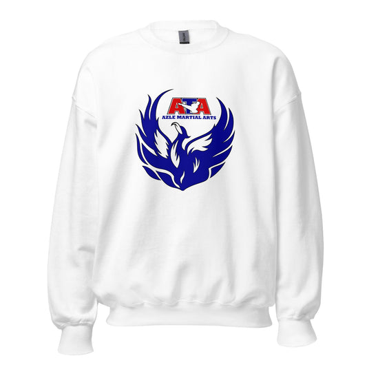 Classic | Sweatshirt | Azle Martial Arts | Blue Fire Crest Logo