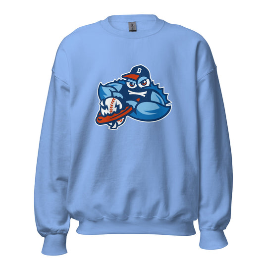 Classic | Sweatshirt | Bellport BlueClaws | Mascot Logo