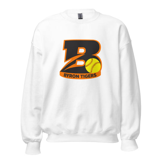 Classic | Sweatshirt | Byron High School Softball | Softball Logo