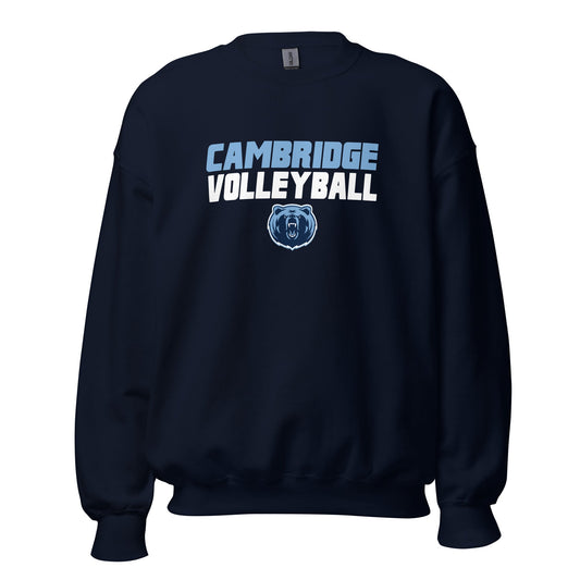 Classic | Sweatshirt | Cambridge Volleyball | Modern Logo
