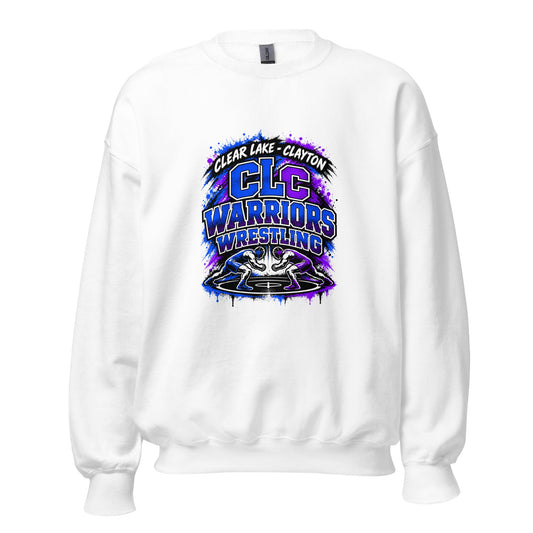 Classic | Sweatshirt | Clear Lake - Clayton Wrestling | Apex Logo