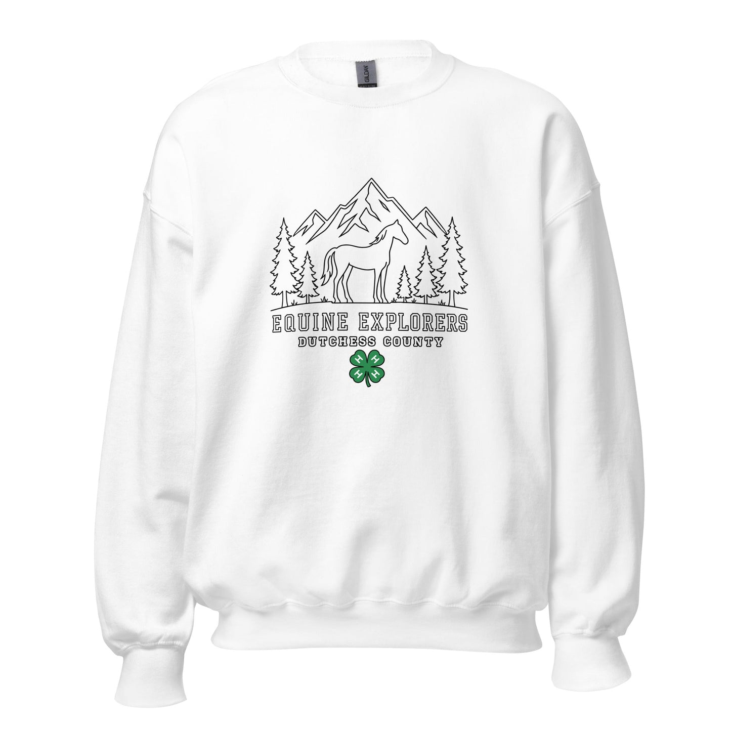 Classic | Sweatshirt | Equine Explorers | Dutchess Crest Trailblazers Logo