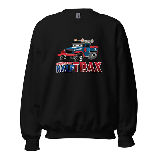 Classic | Sweatshirt | Half Trax Baseball | Mascot Logo
