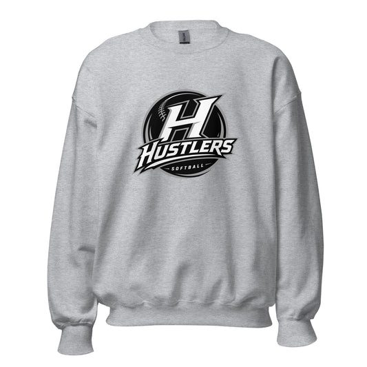 Classic | Sweatshirt | Hustlers Softball | Crest Logo