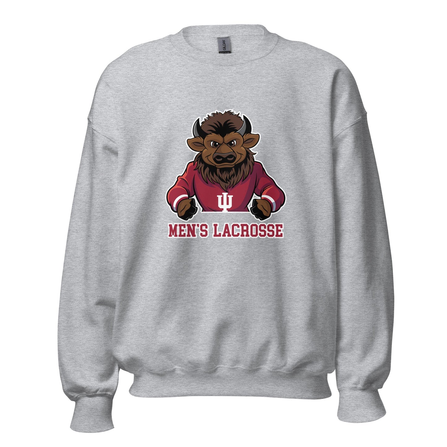 Classic | Sweatshirt | Indiana University Lacrosse | Mascot Logo