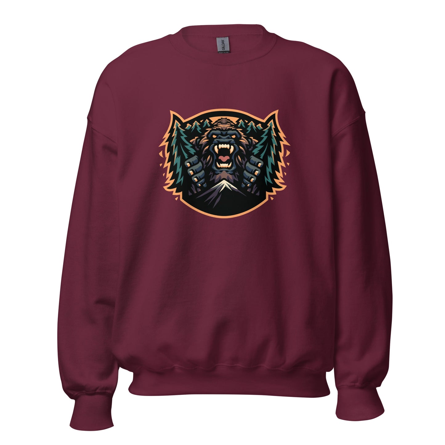 Classic | Sweatshirt | JBLM Bigfoot Hockey Team | Mascot Logo