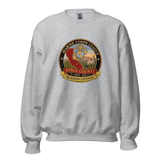 Classic | Sweatshirt | Marine Corps League kings County Det 455 | Shield Logo