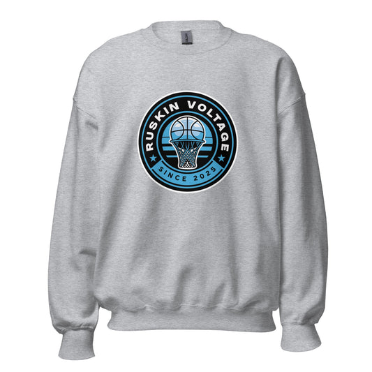 Classic | Sweatshirt | Maximum Voltage Athletics District | Hoop Crest Logo