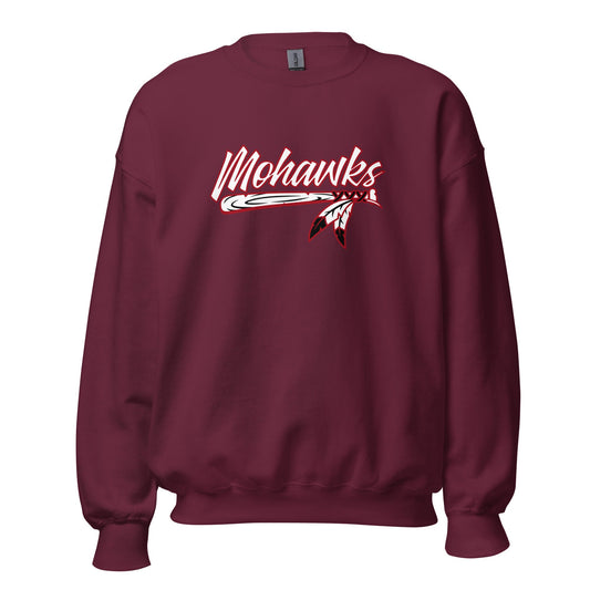 Classic | Sweatshirt | Mohawks Baseball 8u | Emblem Logo