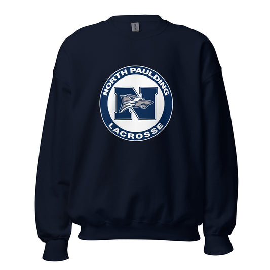 Classic | Sweatshirt | North Paulding Lacrosse | Badge Logo