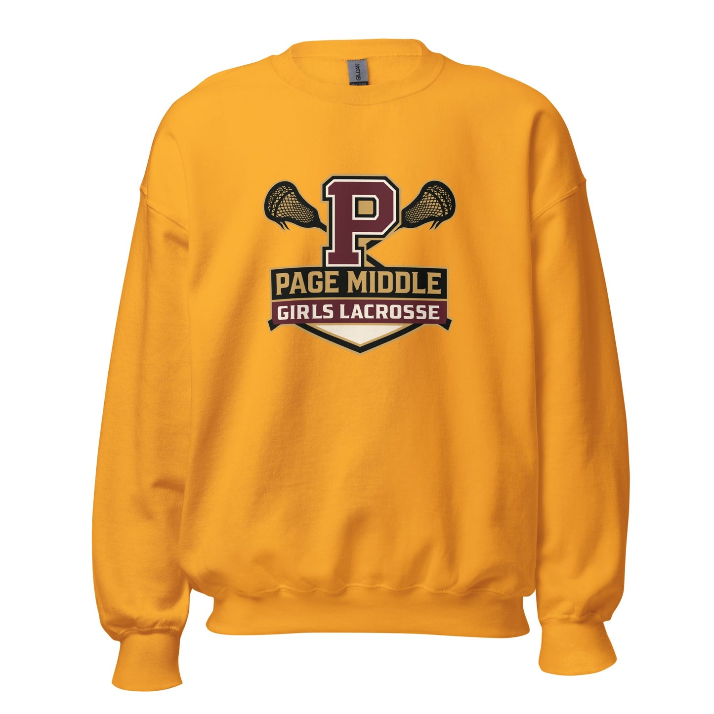 Classic | Sweatshirt | Page Middle Girls Lacrosse | Block P Logo