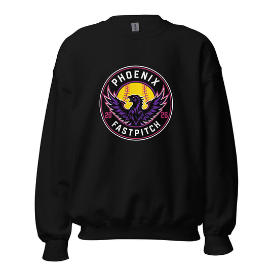 Classic | Sweatshirt | Phoenix Fastpitch | Badge Logo