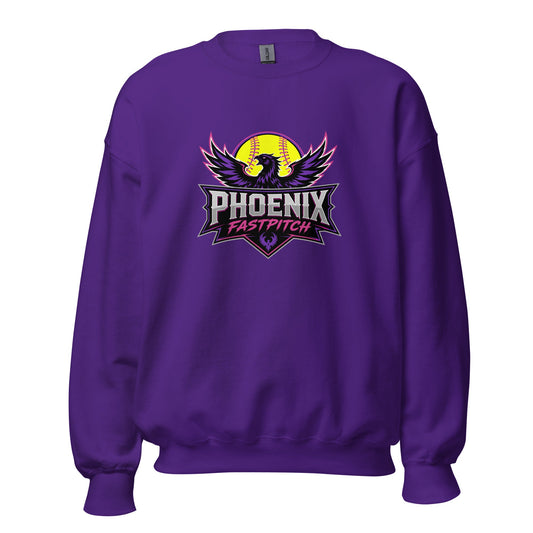 Classic | Sweatshirt | Phoenix Fastpitch | Emblem Logo