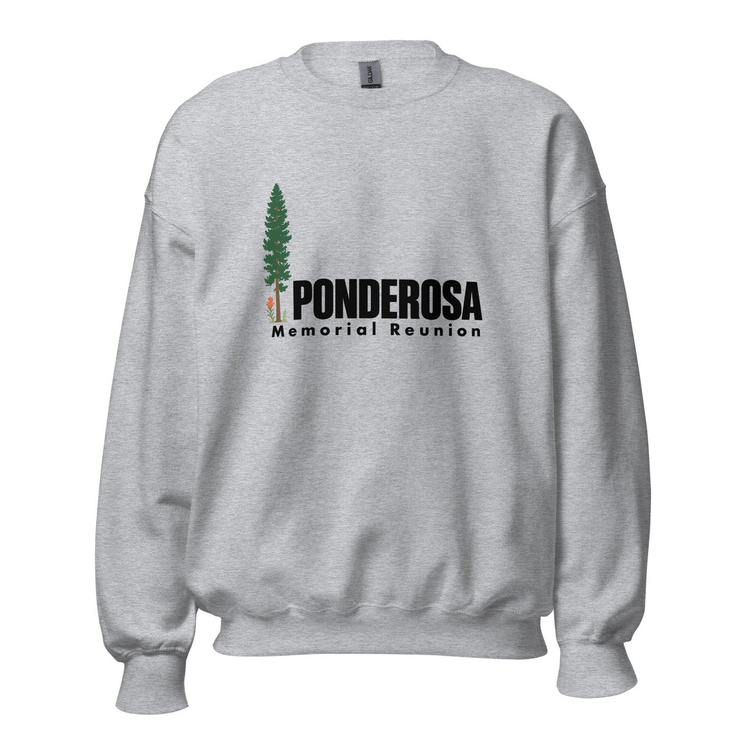 Classic | Sweatshirt | ponderosa reunion | Memorial Logo
