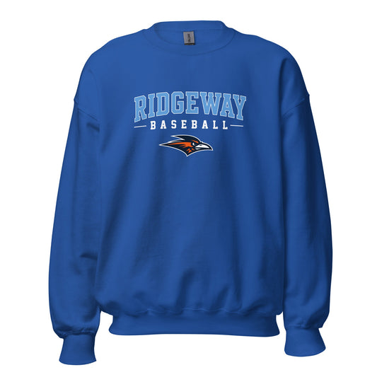 Classic | Sweatshirt | Ridgeway High School Baseball | Athletics Logo