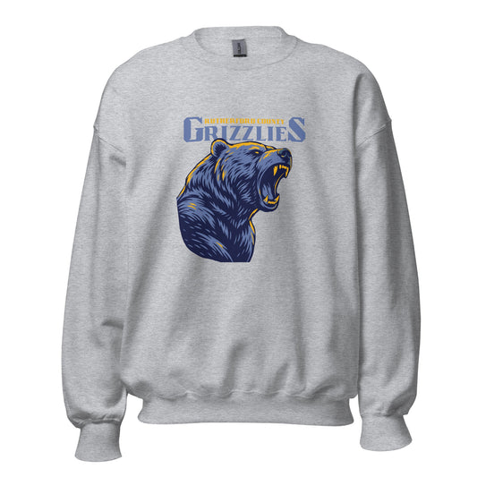 Classic | Sweatshirt | Rutherford County Grizzlies Football | Big Grizzlies Logo