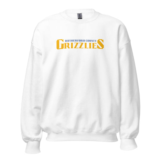 Classic | Sweatshirt | Rutherford County Grizzlies Football | Script Logo