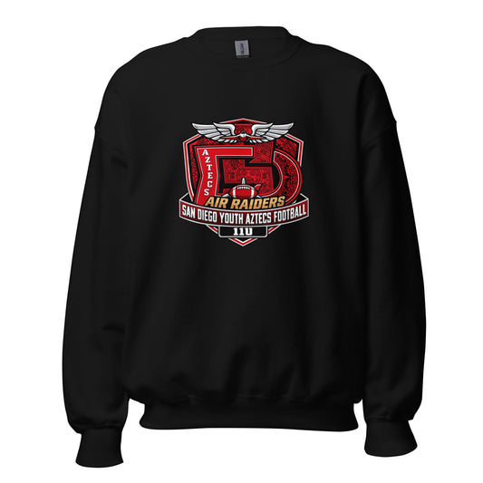 Classic | Sweatshirt | San Diego Youth Aztecs Football 11u Air Raiders | Shield Logo