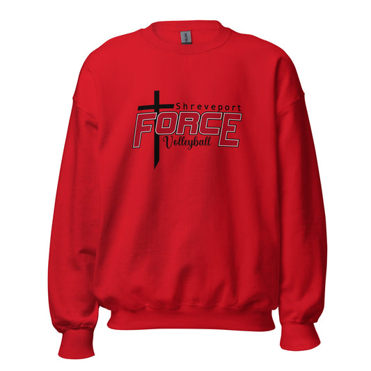Classic | Sweatshirt | Shreveport Force Volleyball | Crest Logo