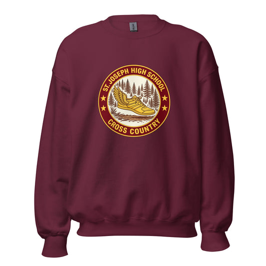 Classic | Sweatshirt | St. Joseph High School - Cross Country | Badge Logo