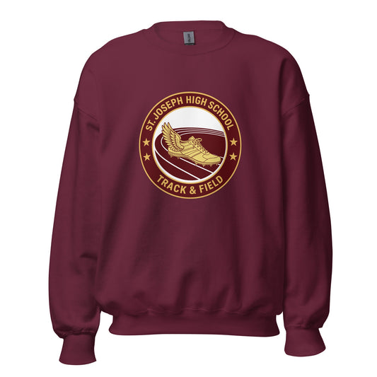 Classic | Sweatshirt | St. Joseph High School - Track & Field | Badge Logo
