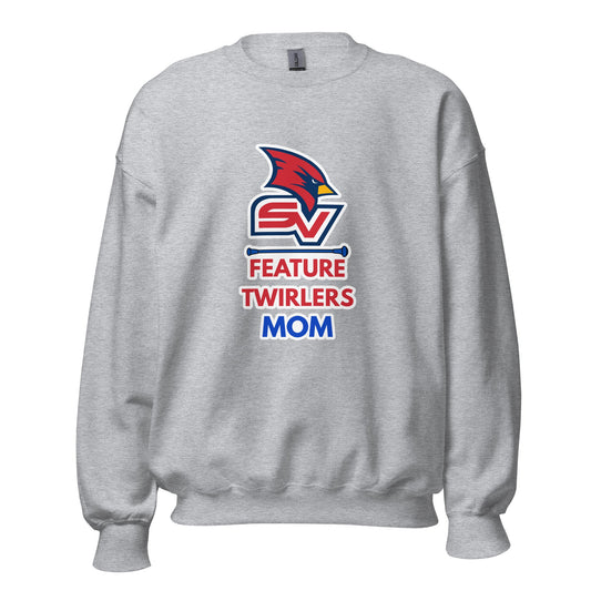 Classic | Sweatshirt | SVSU Feature twirlers | Mom Logo