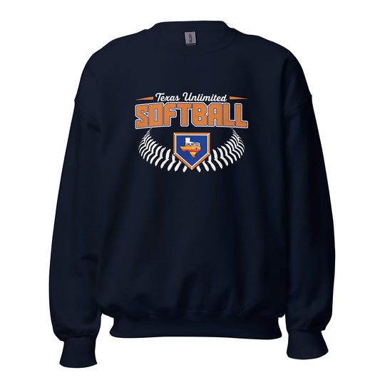 Classic | Sweatshirt | Texas Unlimited | Softball Logo