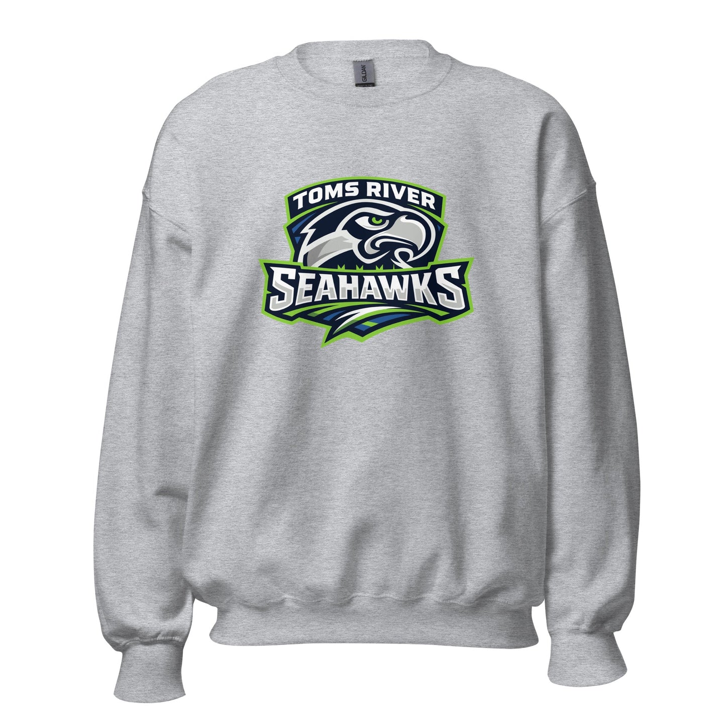 Classic | Sweatshirt | Toms River Seahawks | Mascot Script Logo
