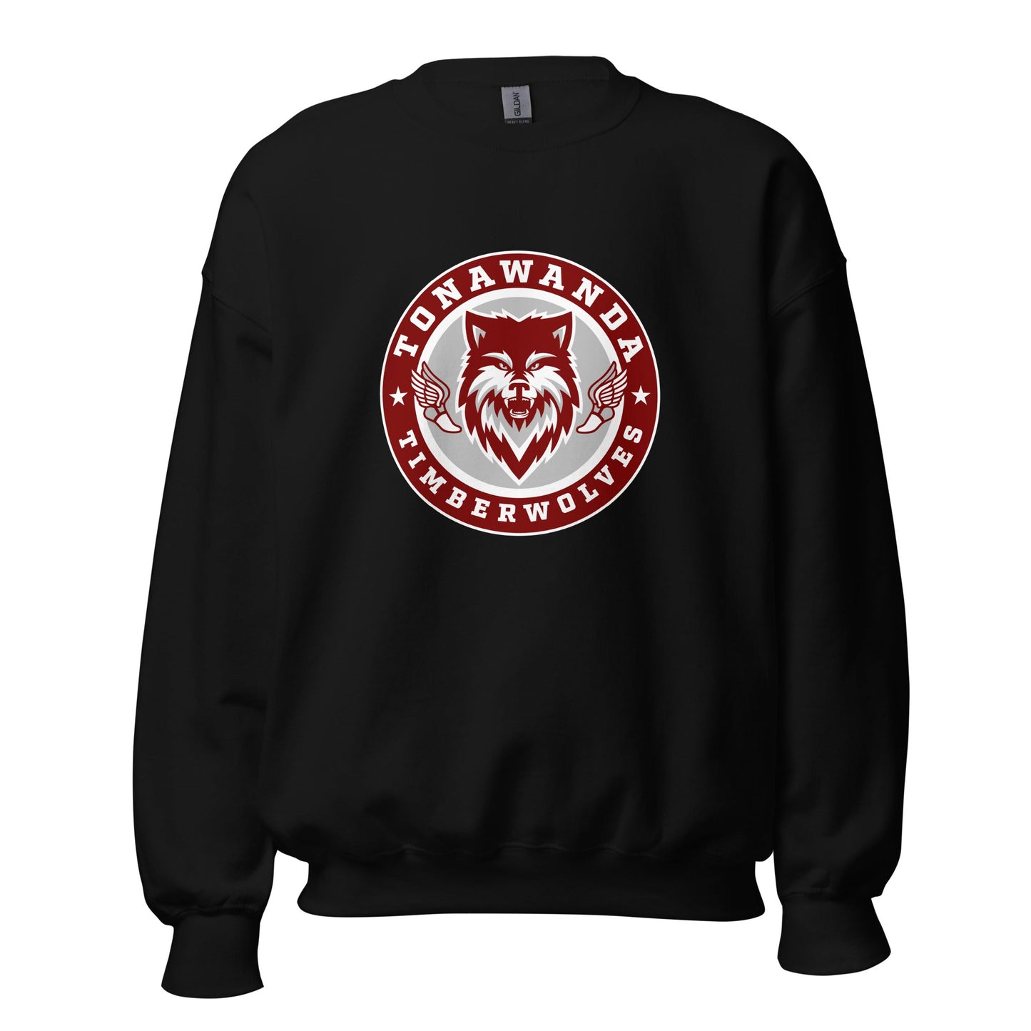 Classic | Sweatshirt | Tonawanda High School Track and Field | Mascot Badge Logo