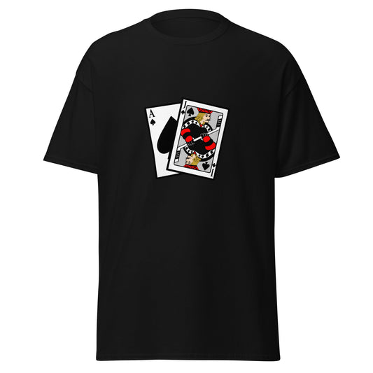 Classic | T-Shirt | Blackjack’s Roller Hockey | Royal Spade Crest Logo