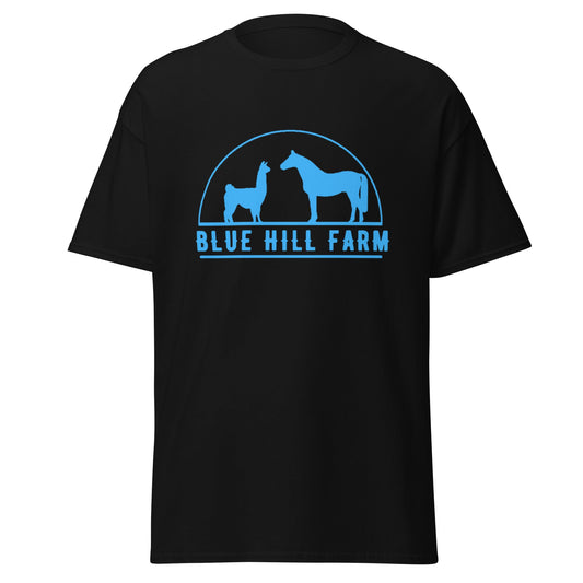 Classic | T-Shirt | Blue Hill Farm | Emblem Logo