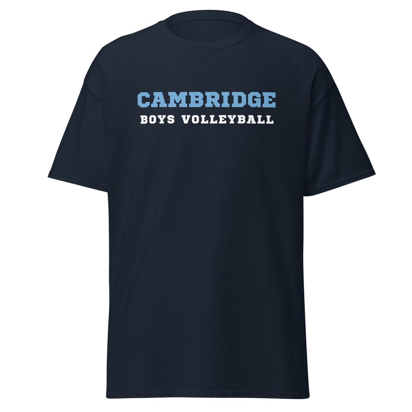 Classic | T-Shirt | Cambridge Volleyball | Block Script Logo