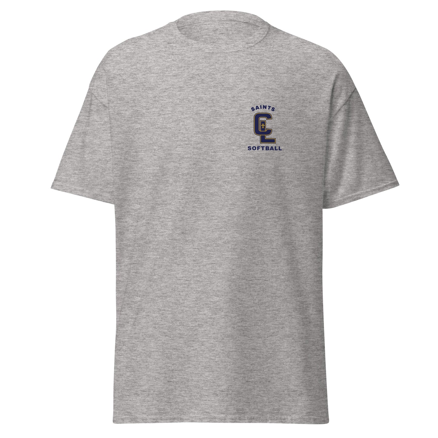 Classic | T-Shirt | Crean Lutheran Softball | Navy CL Softball Logo