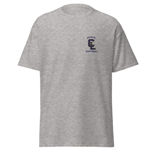 Classic | T-Shirt | Crean Lutheran Softball | Navy CL Softball Logo
