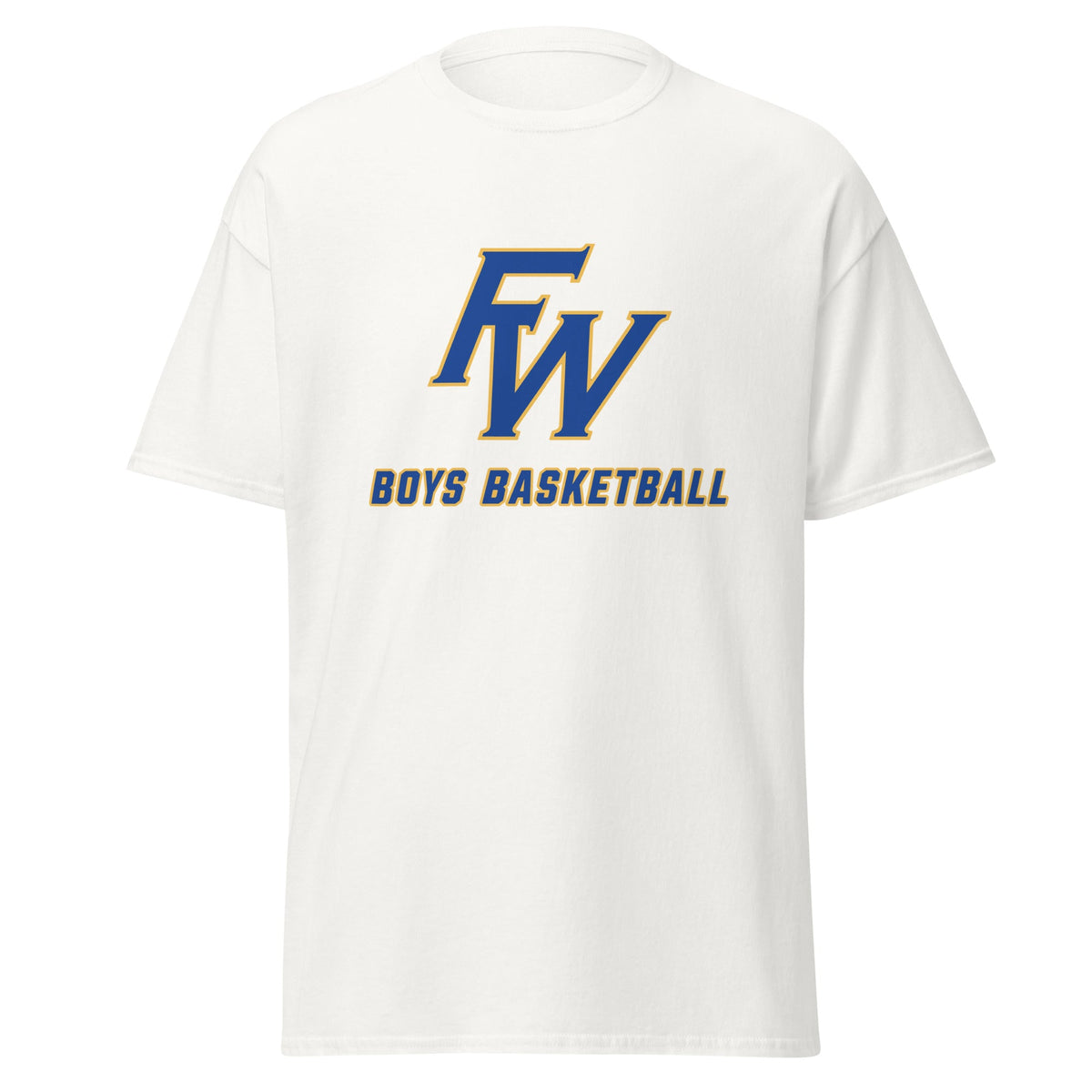 Classic | T-Shirt | Fayette Ware Boys Basketball | FW Crest Logo