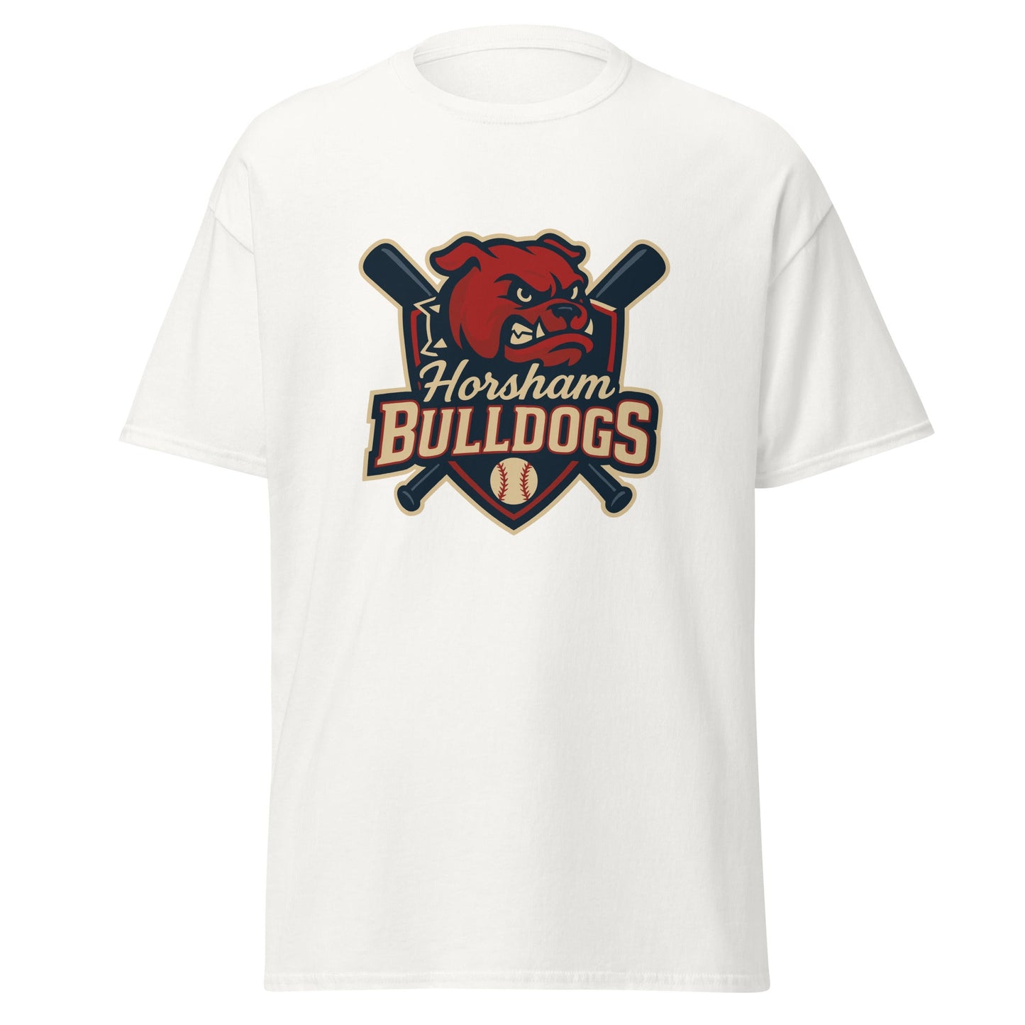 Classic | T-Shirt | Horsham Travel Baseball | Bulldogs Logo