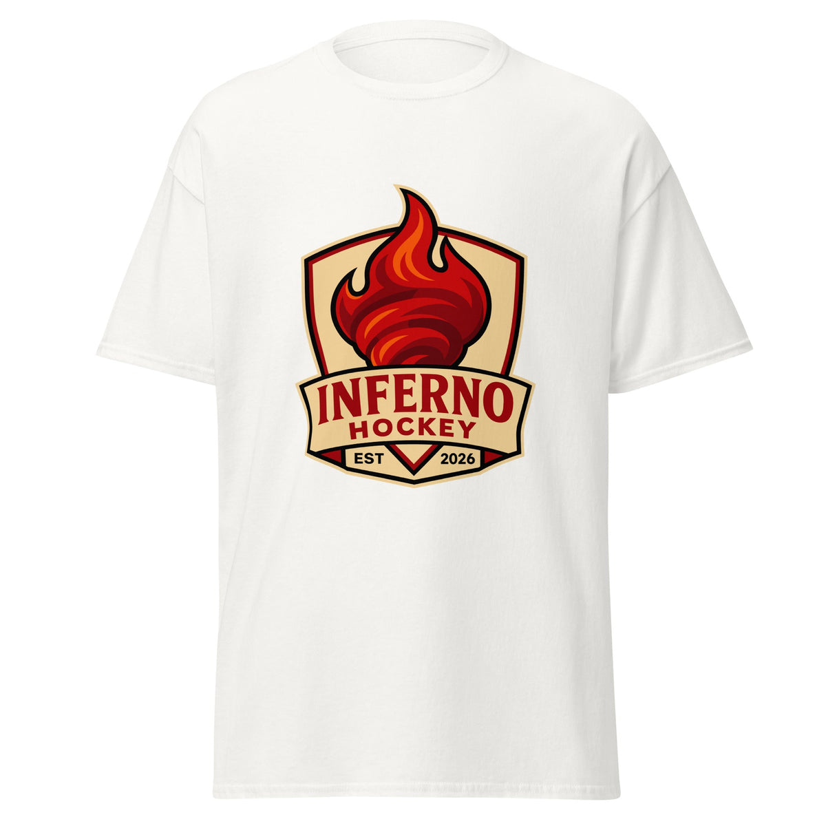 Classic | T-Shirt | Inferno Hockey | Crest Logo