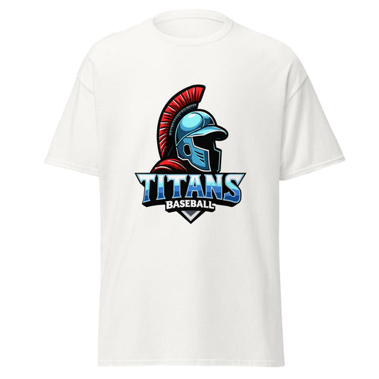 Classic | T-Shirt | Mighty Titans Baseball | Crest Logo