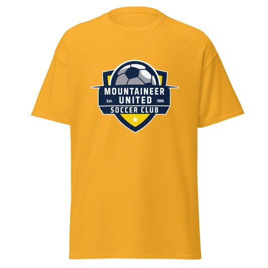Classic | T-Shirt | Mountaineer United Soccer Club | Alpine Crest Logo