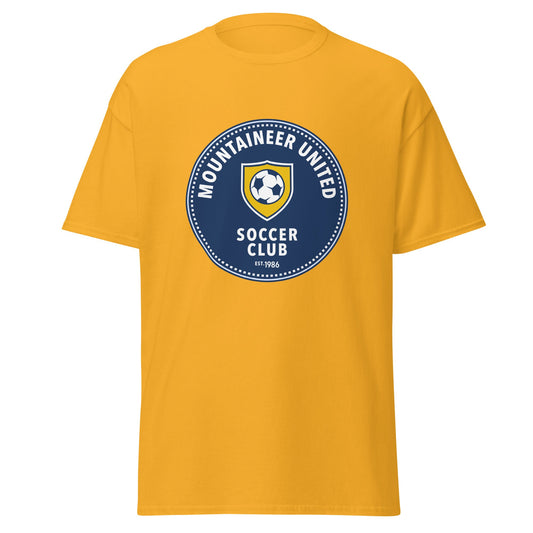 Classic | T-Shirt | Mountaineer United Soccer Club | Badge Logo