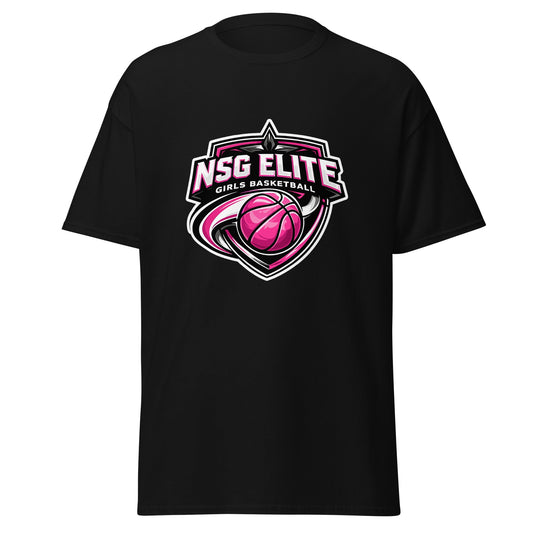 Classic | T-Shirt | NSG Elite Women’s Basketball | Vanguard Shield Logo