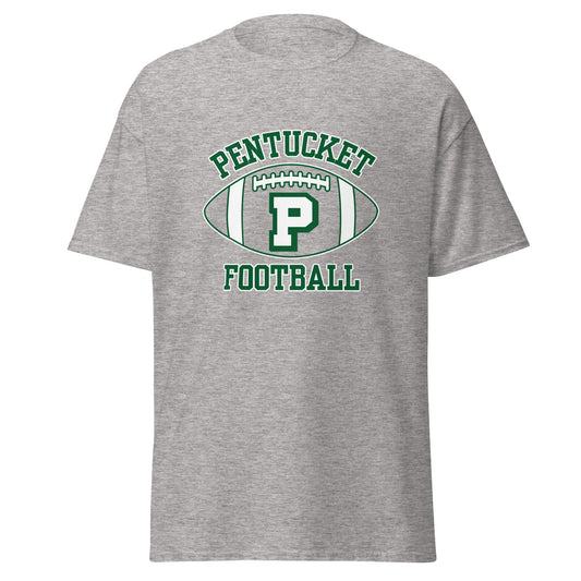Classic | T-Shirt | Pentucket Youth Football and Cheer | Varsity Badge Logo