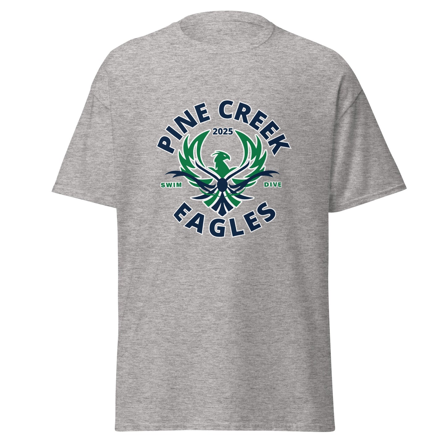 Classic | T-Shirt | PINE CREEK SWIM & DIVE | Swim & Dive Logo