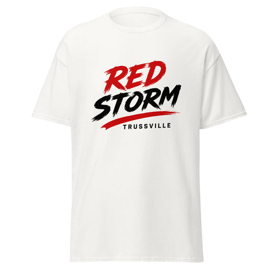 Classic | T-Shirt | Red Storm | Modern Script Logo