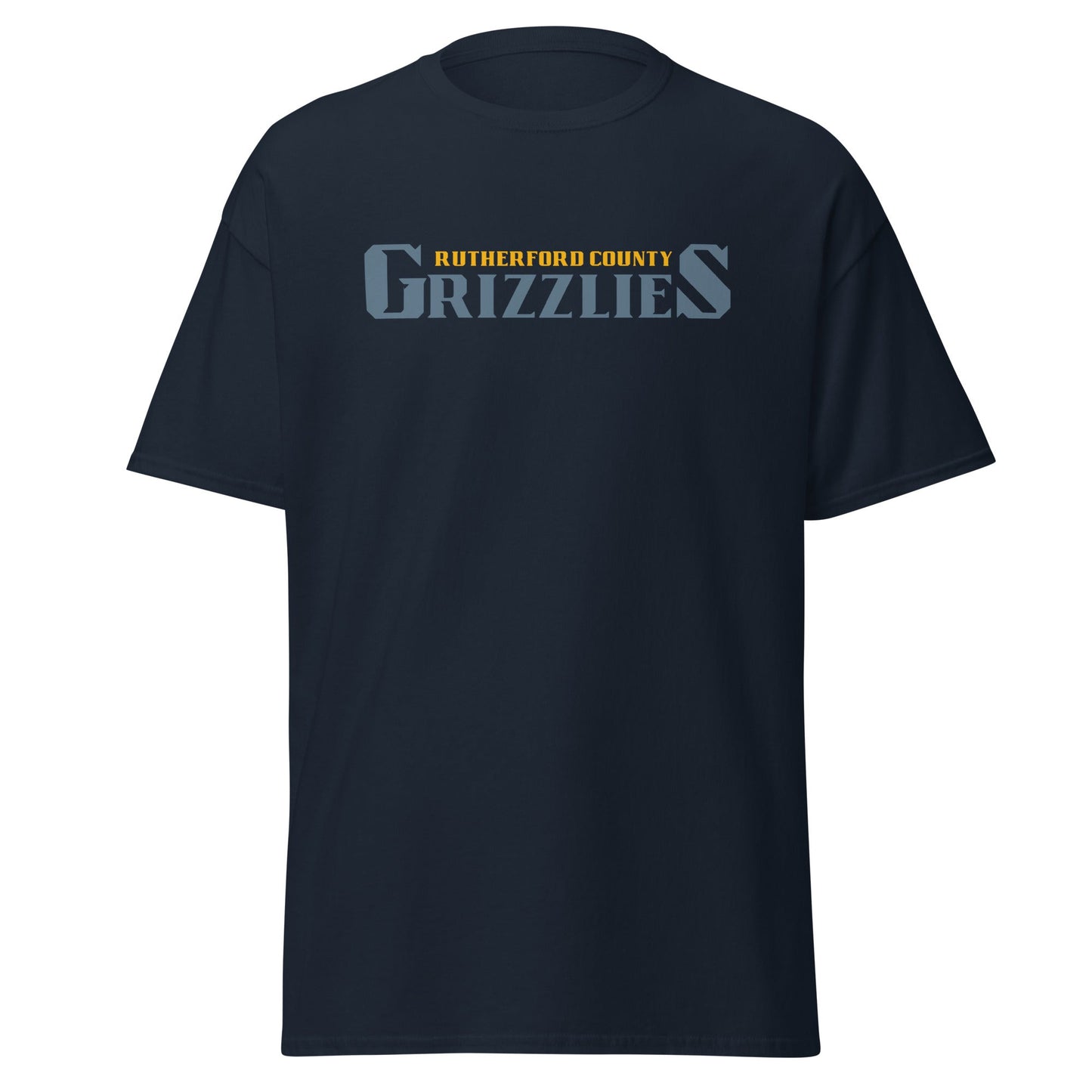 Classic | T-Shirt | Rutherford County Grizzlies Football | Alt Script Logo