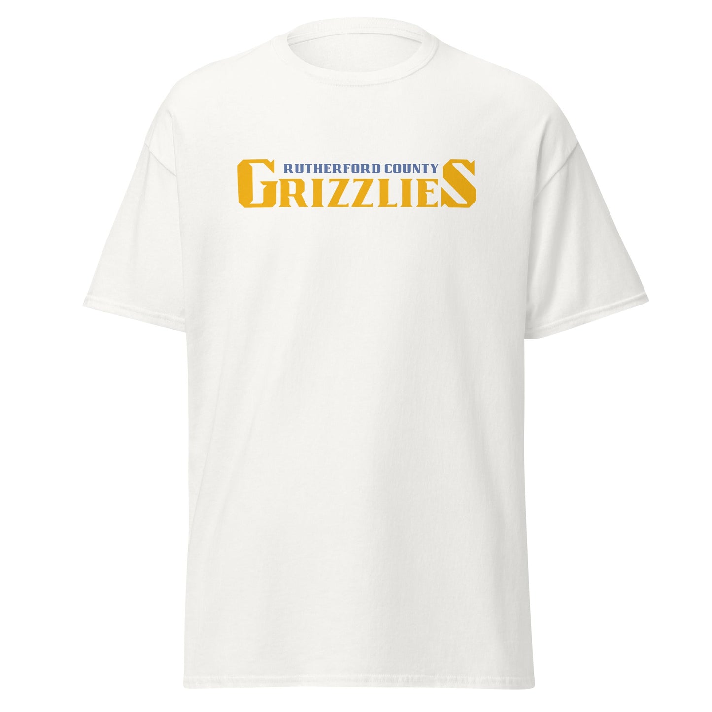 Classic | T-Shirt | Rutherford County Grizzlies Football | Script Logo